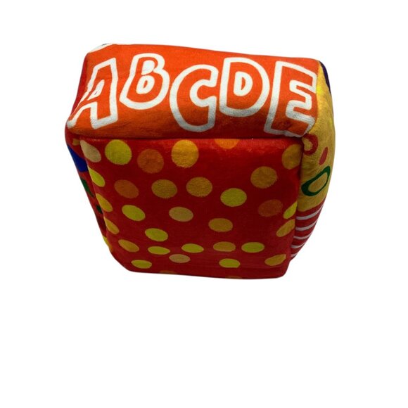 Colorful Alphabet Learning Sensory Soft Educational Cube Toddler Toy Scarves - Picture 3 of 5